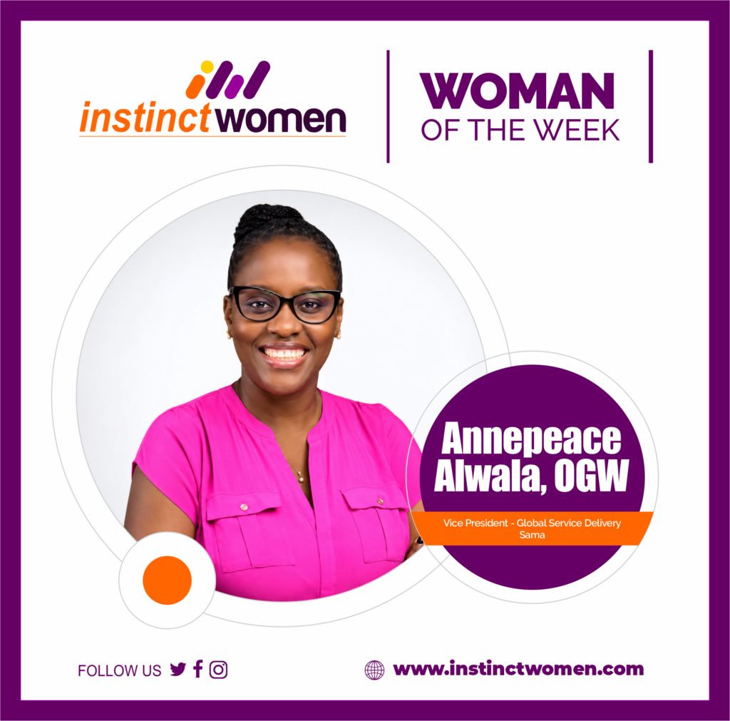 WOMAN OF THE WEEK: Annepeace Alwala, OGW, VP, Global Service Delivery, Sama iwwow annepeace alwala, ogw